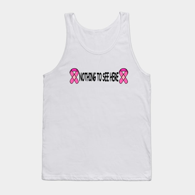 Funny Breast Cancer Mastectomy Awareness Tank Top by LaurenElin